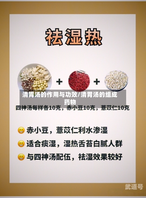 清胃汤的作用与功效/清胃汤的组成药物
