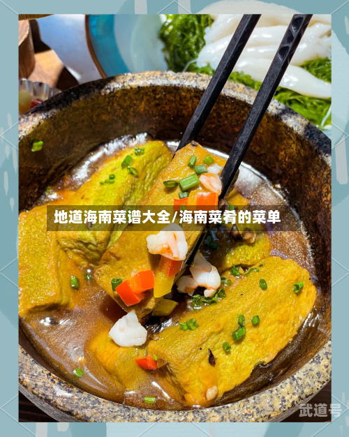 地道海南菜谱大全/海南菜肴的菜单