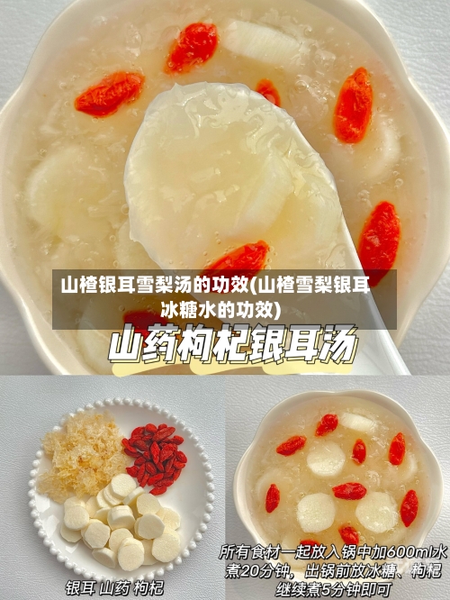 山楂银耳雪梨汤的功效(山楂雪梨银耳冰糖水的功效)