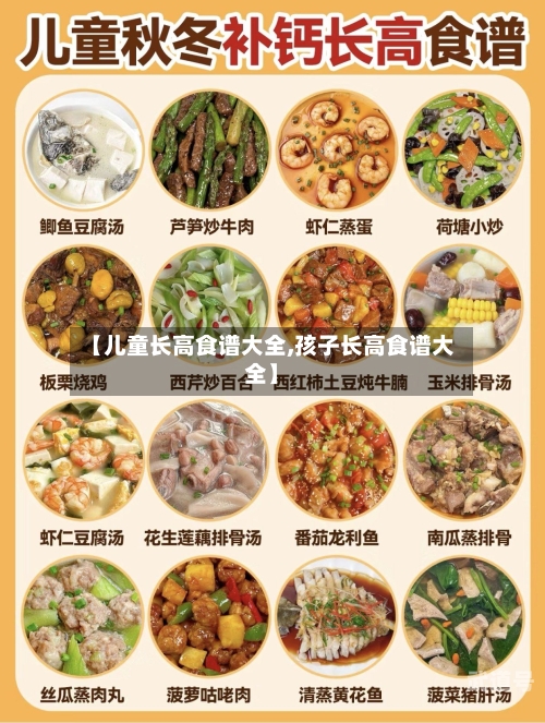 【儿童长高食谱大全,孩子长高食谱大全】
