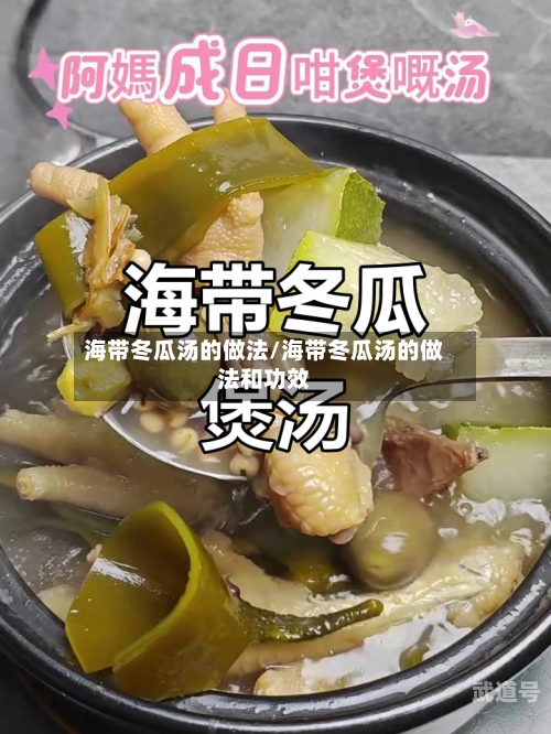 海带冬瓜汤的做法/海带冬瓜汤的做法和功效