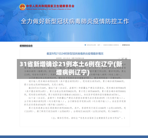 31省新增确诊21例本土6例在辽宁(新增病例辽宁)