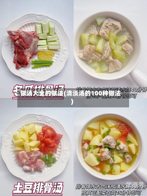 做汤大全的做法(清淡汤的100种做法)