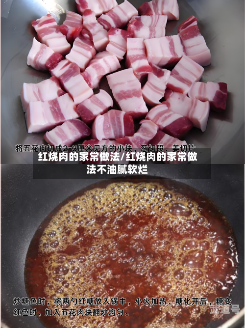 红烧肉的家常做法/红烧肉的家常做法不油腻软烂