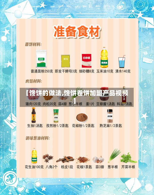 【馋饼的做法,馋饼卷饼加盟产品视频】