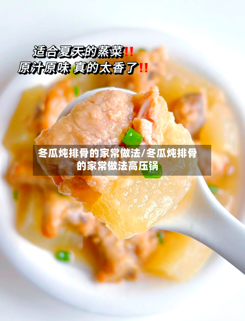 冬瓜炖排骨的家常做法/冬瓜炖排骨的家常做法高压锅