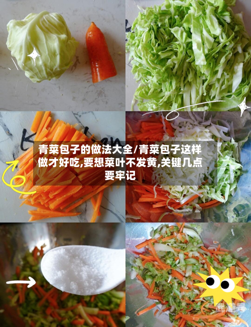 青菜包子的做法大全/青菜包子这样做才好吃,要想菜叶不发黄,关键几点要牢记