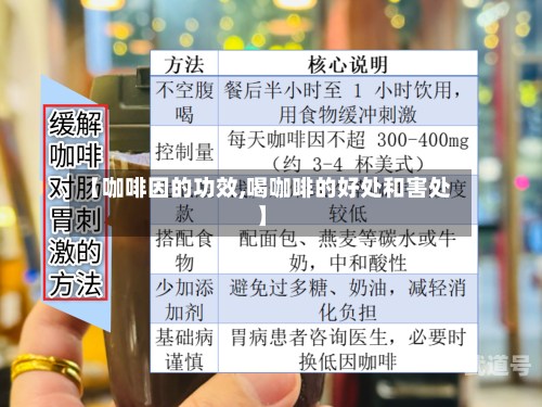 【咖啡因的功效,喝咖啡的好处和害处】