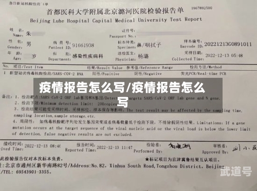 疫情报告怎么写/疫情报告怎么写