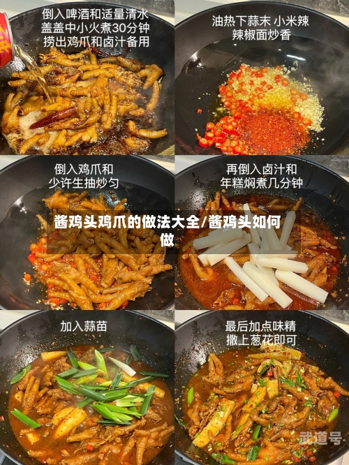 酱鸡头鸡爪的做法大全/酱鸡头如何做