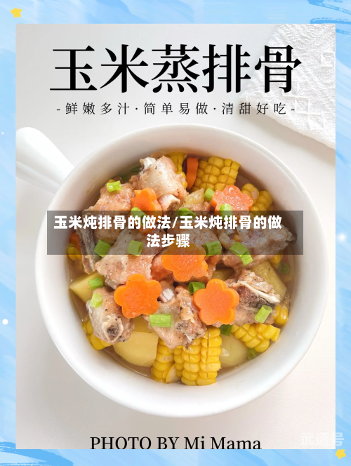玉米炖排骨的做法/玉米炖排骨的做法步骤