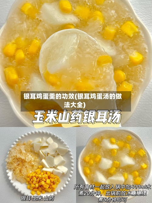 银耳鸡蛋羹的功效(银耳鸡蛋汤的做法大全)
