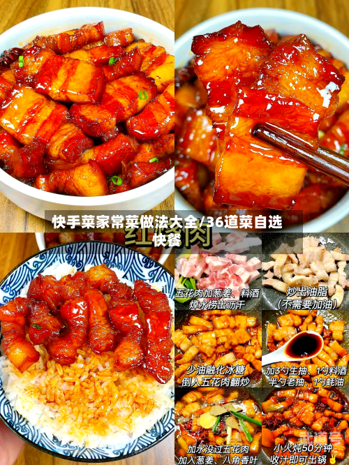快手菜家常菜做法大全/36道菜自选快餐