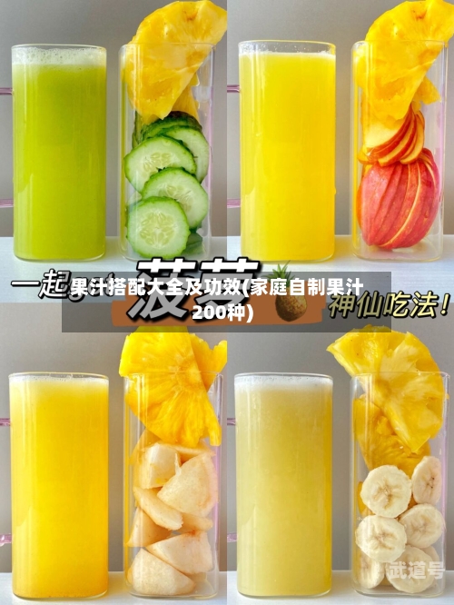 果汁搭配大全及功效(家庭自制果汁200种)