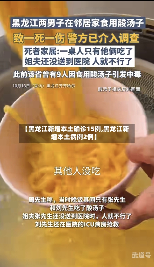 【黑龙江新增本土确诊15例,黑龙江新增本土病例2例】