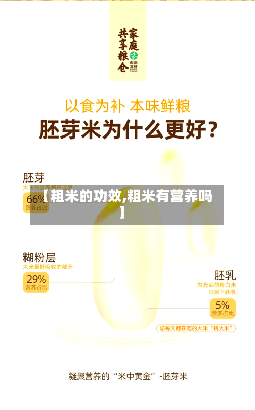 【粗米的功效,粗米有营养吗】-第3张图片