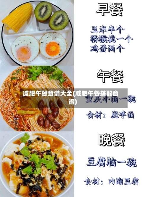 减肥午餐食谱大全(减肥午餐搭配食谱)