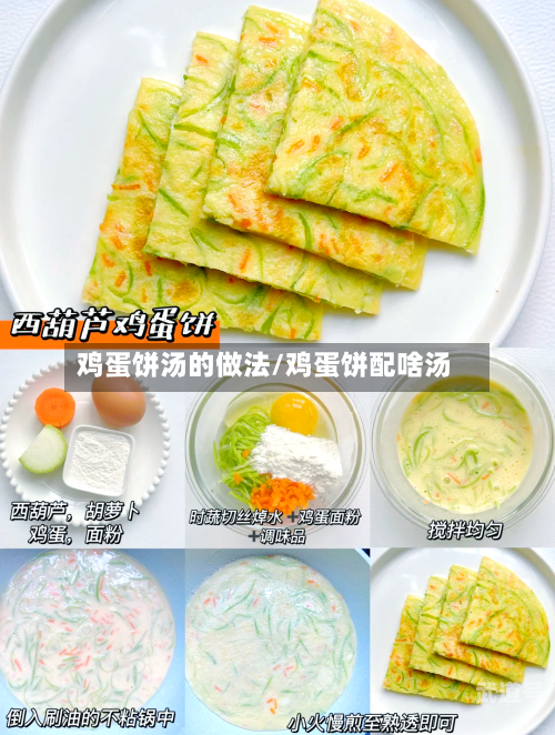 鸡蛋饼汤的做法/鸡蛋饼配啥汤