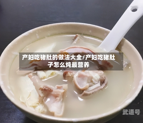 产妇吃猪肚的做法大全/产妇吃猪肚子怎么炖最营养