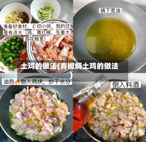 土鸡的做法(青椒焖土鸡的做法)