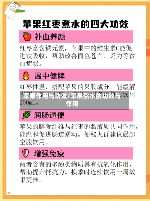 苹果作用与功效/苹果熬水的功效与作用