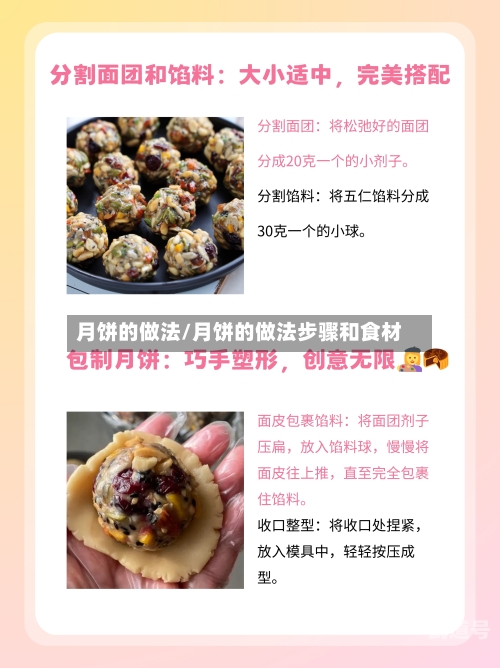 月饼的做法/月饼的做法步骤和食材