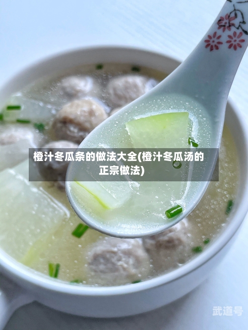 橙汁冬瓜条的做法大全(橙汁冬瓜汤的正宗做法)