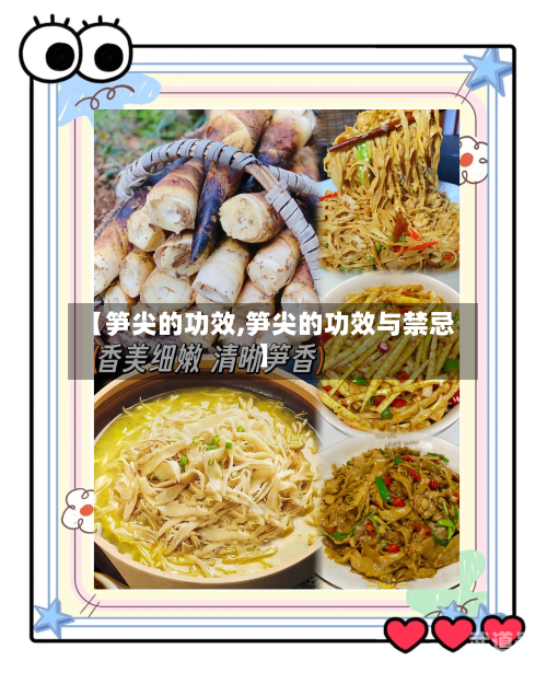 【笋尖的功效,笋尖的功效与禁忌】-第3张图片