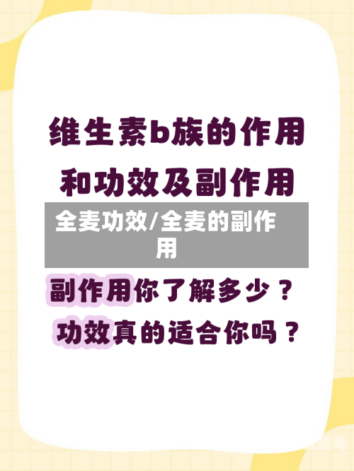 全麦功效/全麦的副作用